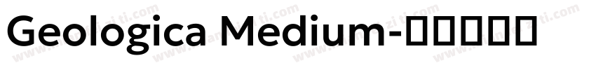 Geologica Medium字体转换